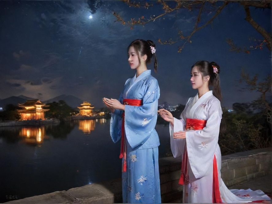 广州夜蒲水汇的大厅景象