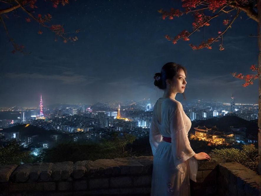 广深夜景