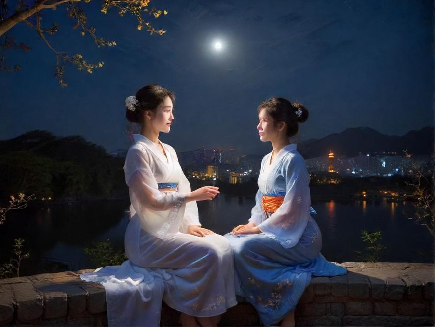 广州隐藏会所夜景氛围图