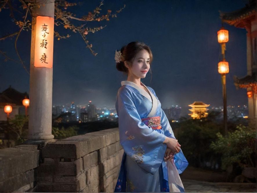 璀璨迷人的城市夜景与夜场灯光