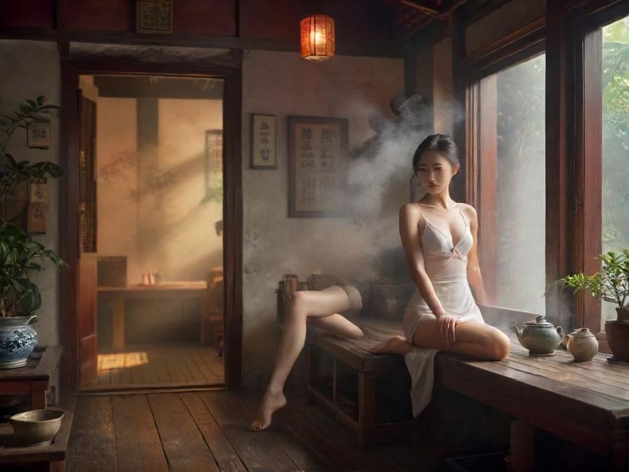 广州隐藏休闲场所一角