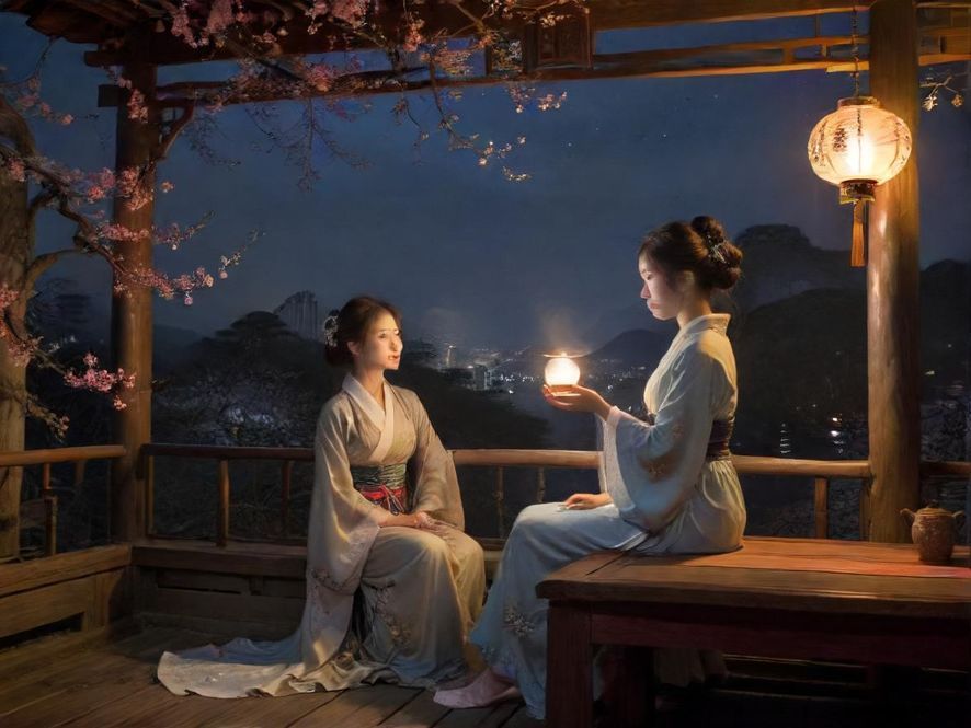 广州夜场会所茶艺表演场景