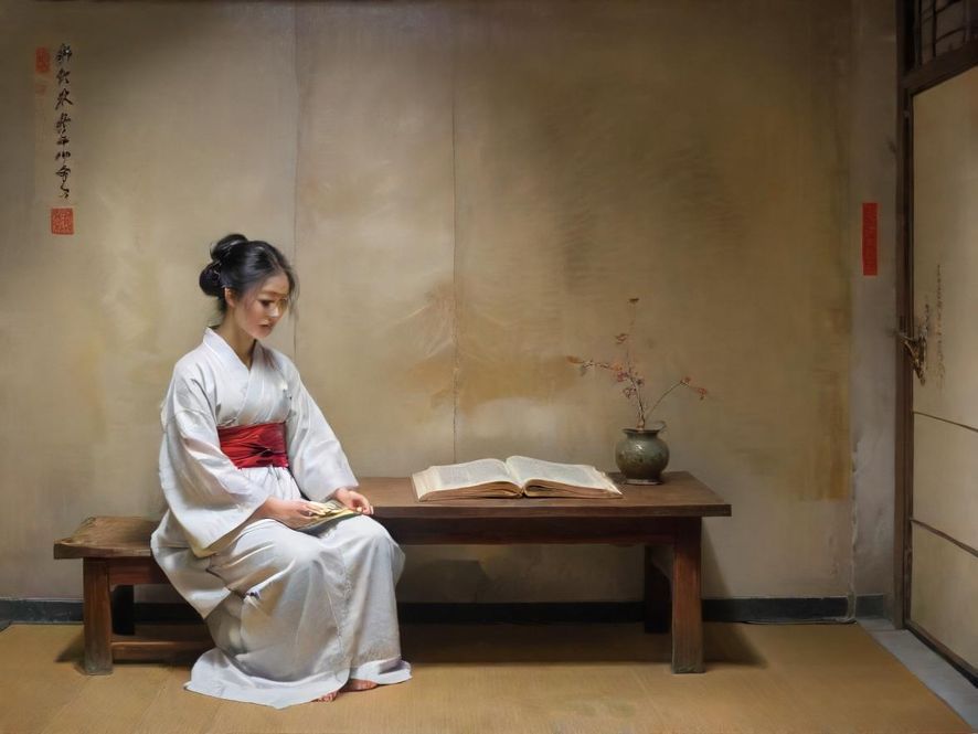 一个手机屏幕特写，显示着高清、艺术感十足的在线视频内容。