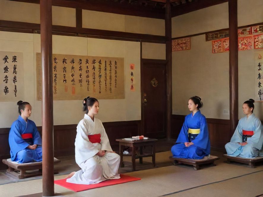 广州一家高端会所的内部场景，装饰奢华而舒适，光线柔和，营造出放松的氛围。