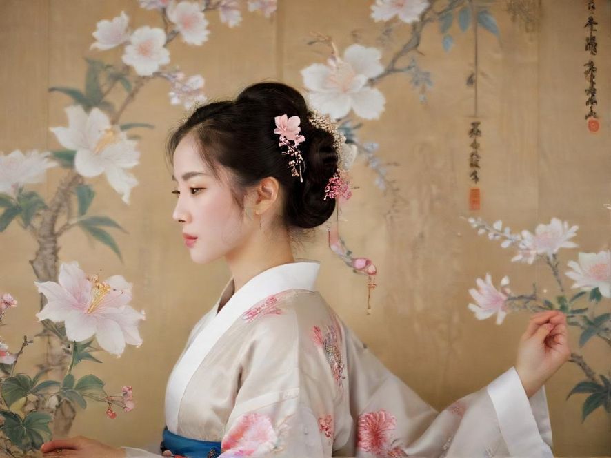 花社区学员们在老师指导下学习插花